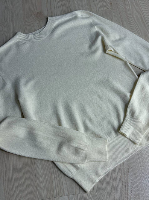 Светр жіночий A-N 2403 водолазка гольф базовий з круглим горлом, білий, one size Київ - фото 12