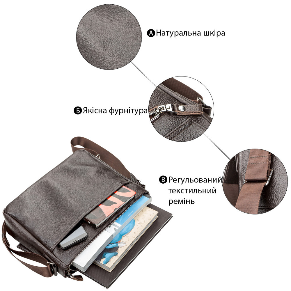 Сумка Коричнева (SHVIGEL) Київ - фото 1