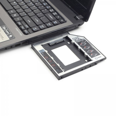 Фрейм-переходник Gembird 2.5" HDD/SSD to laptop slim 5.25'' bay (MF-95-01) Винница - изображение 5