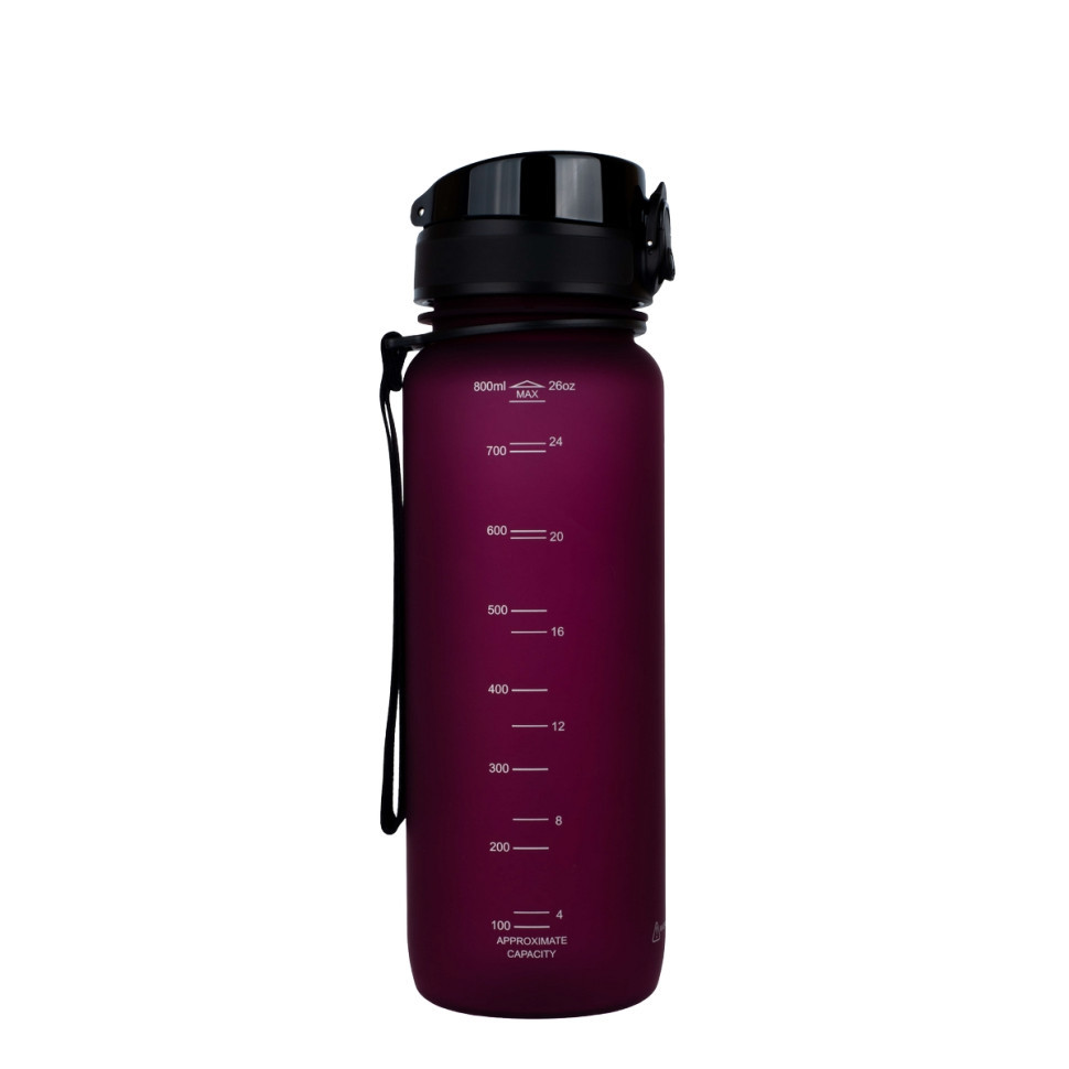 Пляшка для води UZSPACE 3053(Burgundy) 800 мл, бордова Вінниця - фото 2