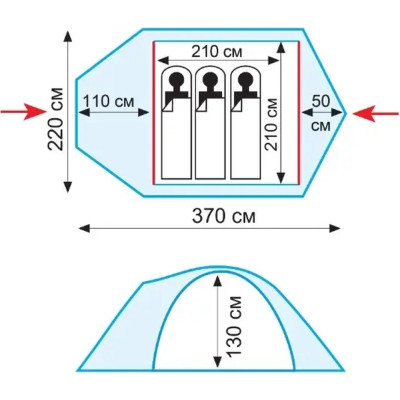 Намет Tramp Lair 3 (v2) (TRT-039) Вінниця - фото 7