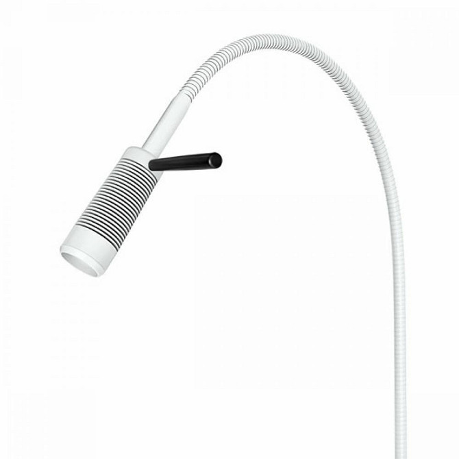 Оглядова LED лампа, з ручкою та підставкою, біла, Luxamed Дніпро - фото 2