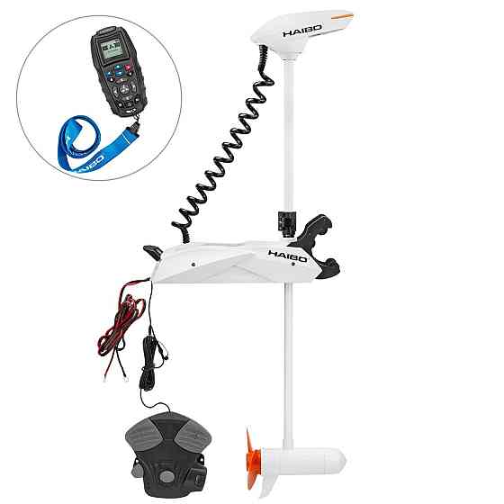 Лодочный электромотор Haibo iPenguin P70 GPS (12V, 70lbs) с функцией 