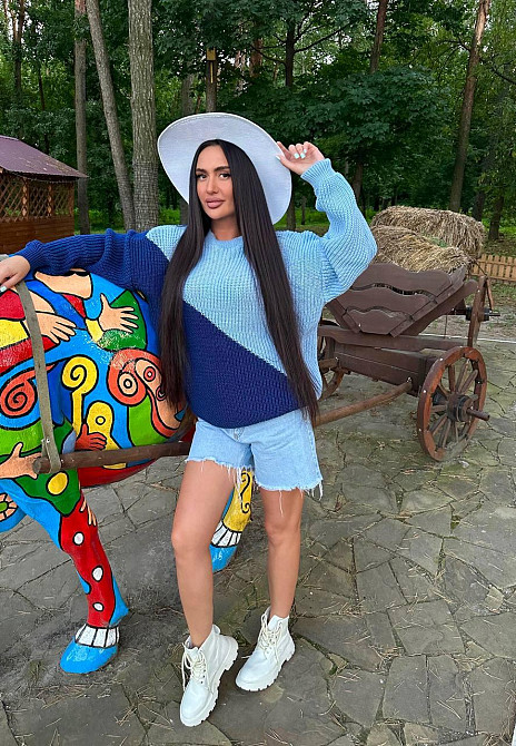 Жіночий модний светр двоколірний. 44-56р Київ - фото 6