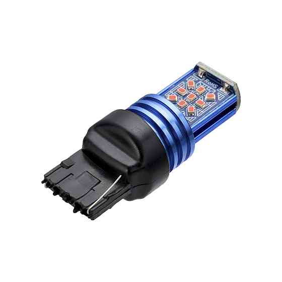 Світлодіодна лампа TBS T20 2016-24SMD-RED W21W W3X16d 12V Харків