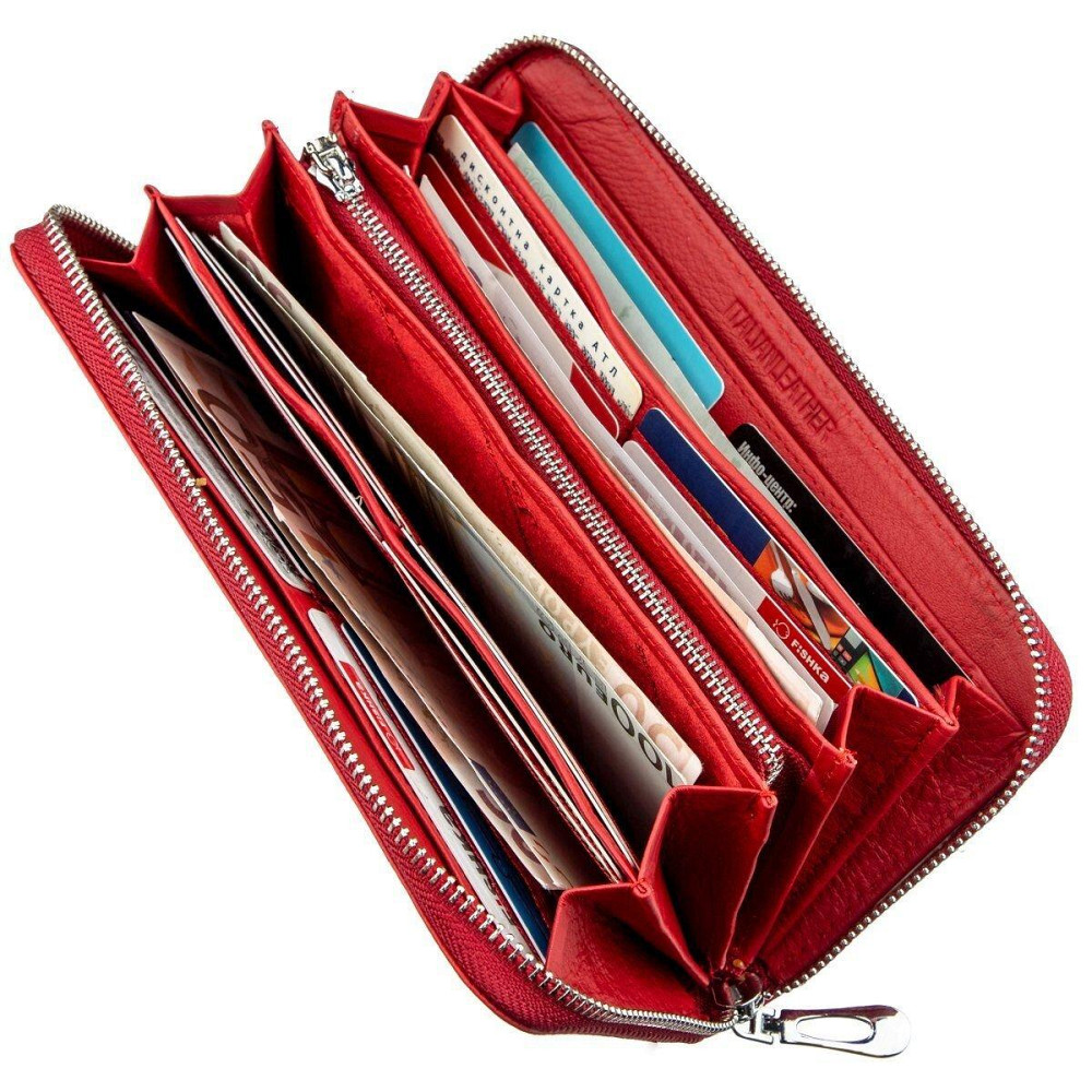 Грациозный женский клатч ST Leather 18862 Красный Киев - изображение 5