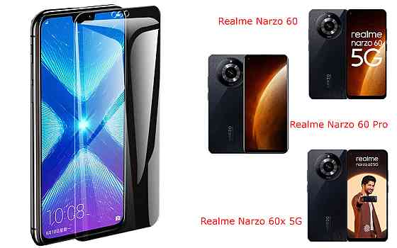 Защитное стекло NeoGlass для Realme Narzo 60, Narzo 60 Pro, Narzo 60x 5G – ультрапрозрачное и устойчивое Киев
