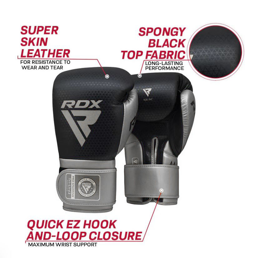 Боксерські рукавички RDX L2 Mark Pro Silver 14 ун. Каменское - изображение 10