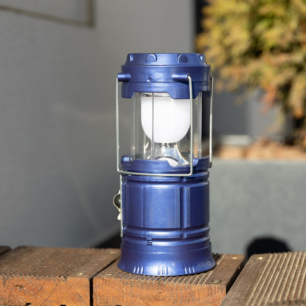 Кемпінговий підвісний фонарь USB 36Вт Синій Київ - фото 5