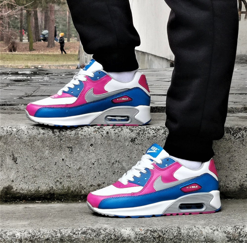 Кроссовки Nike 90 Женские Разноцветные с Амортизацией Цветные Найк (размеры: 37,38,39,40,41) Видео Обзор Днепр - изображение 7