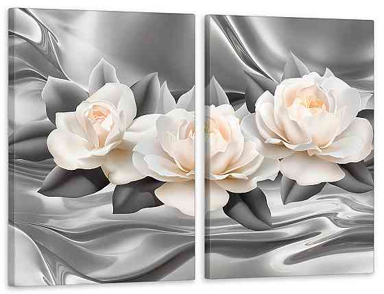 Модульна картина у вітальню/ спальню  Ніжні троянди   TLV-2_138 120х170 см Київ