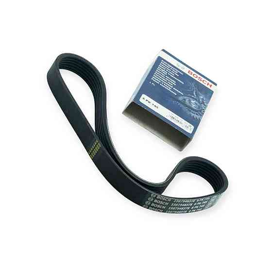 Ремень генератора 2110, 2111, 2112 (16 кл) ручейковый (6PK745) BOSCH Мукачево