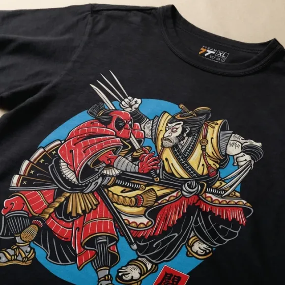 Футболка для подростка мальчика с принтом Dead Pool v140 Wolverine140 Размер 160 Anime10752 Днепр