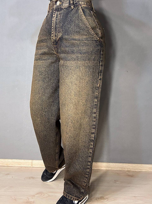 Джинсы женские It’s Basic 2952-17 skater baggy бананы коричневые, коричневый, 34, 34, 72 см, 104 см Киев - изображение 14