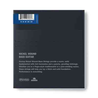 Струни для гітари Jim Dunlop Nickel Wound Bass Strings 45-125 | 5-String (DBN45125) Вінниця