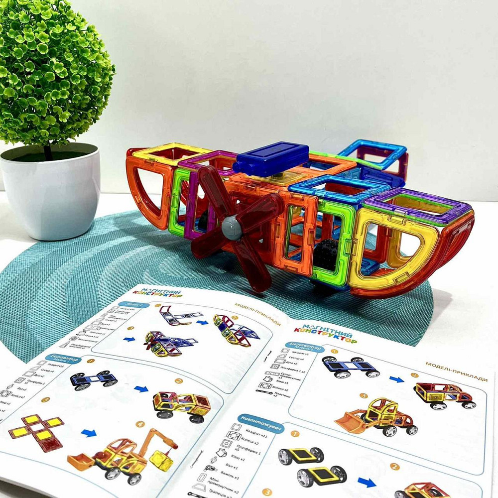 Конструктор магнітний Top Block 96 деталей (BT002) Чернигов - изображение 3