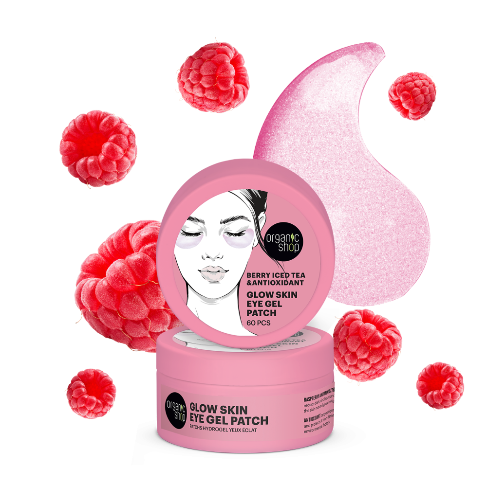 Патчі для очей Антиоксидантні Ягідний холодний чай Organic Shop 60 шт Київ - фото 1