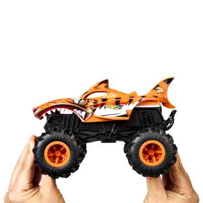 Радиоуправляемая игрушка Hot Wheels Автомодель Monster Trucks Тигроакула 1:24 (HNV03) Винница