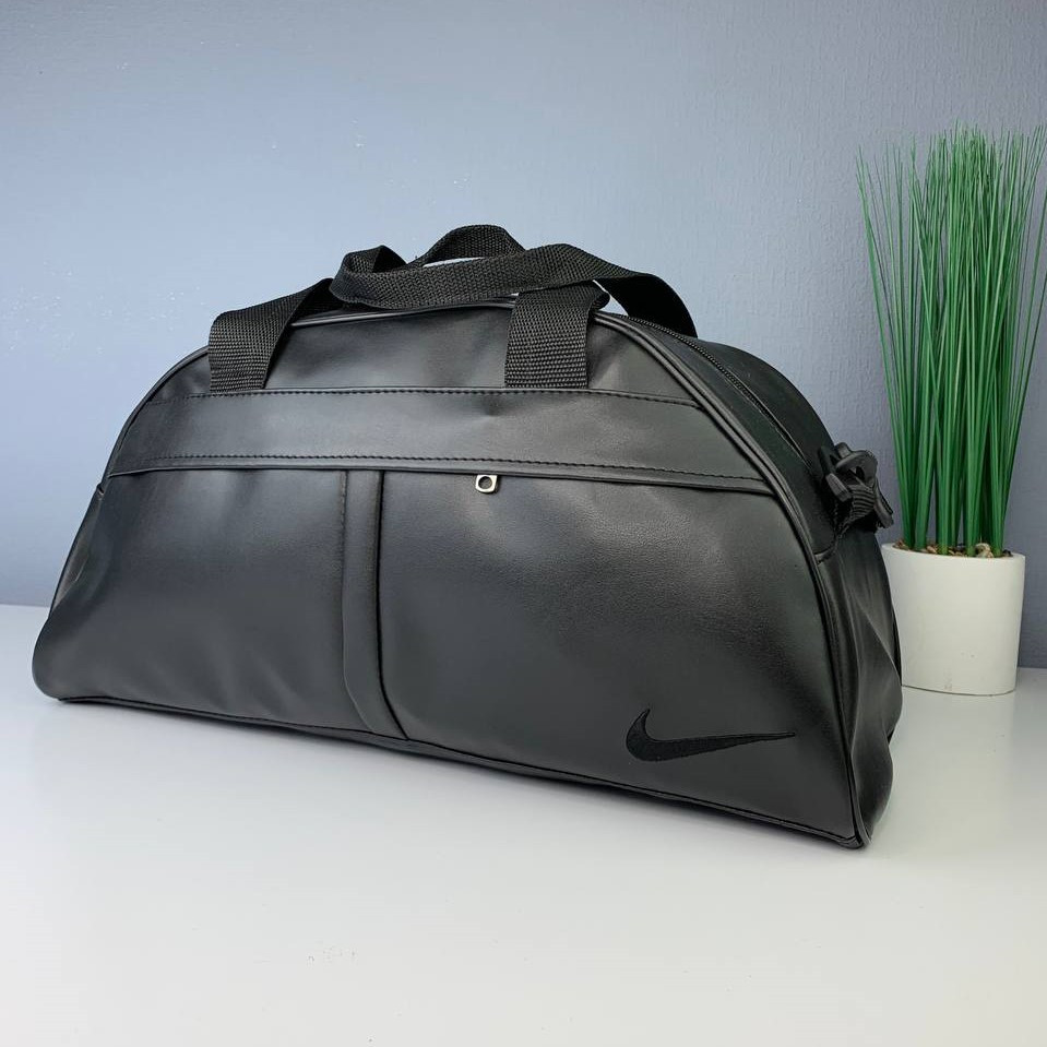 Спортивна дорожня сумка Nike для тренувань і фітнесу з плечовим ременем, чорнаMasterSem Київ - фото 3