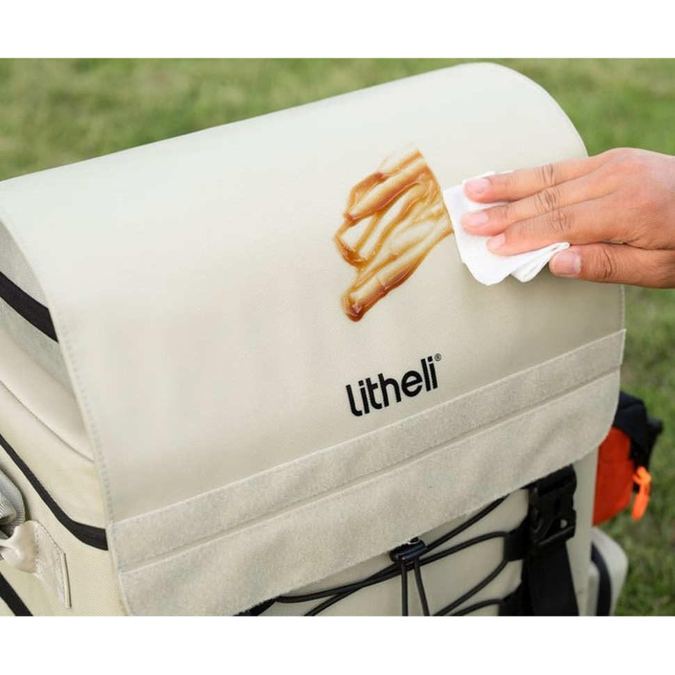 Акумуляторний холодильник-рюкзак Litheli 16л, живлення від павербанку (УМБ Litheli Power Bank 20000 mAh, 45 W в комплекті) Київ - фото 14