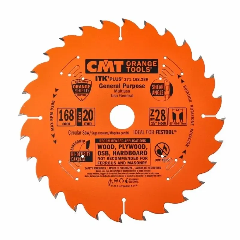 Пильний диск по дереву CMT 168x20x28z K1.8/1.2 (271.168.28H) Одеса - фото 1
