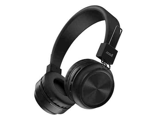 Наушники беспроводные Hands Free крупные Bluetooth W25 BT5.0/TFcard/AUX/mic/300mAh черные (10) ТМ HOCO Solmir Киев