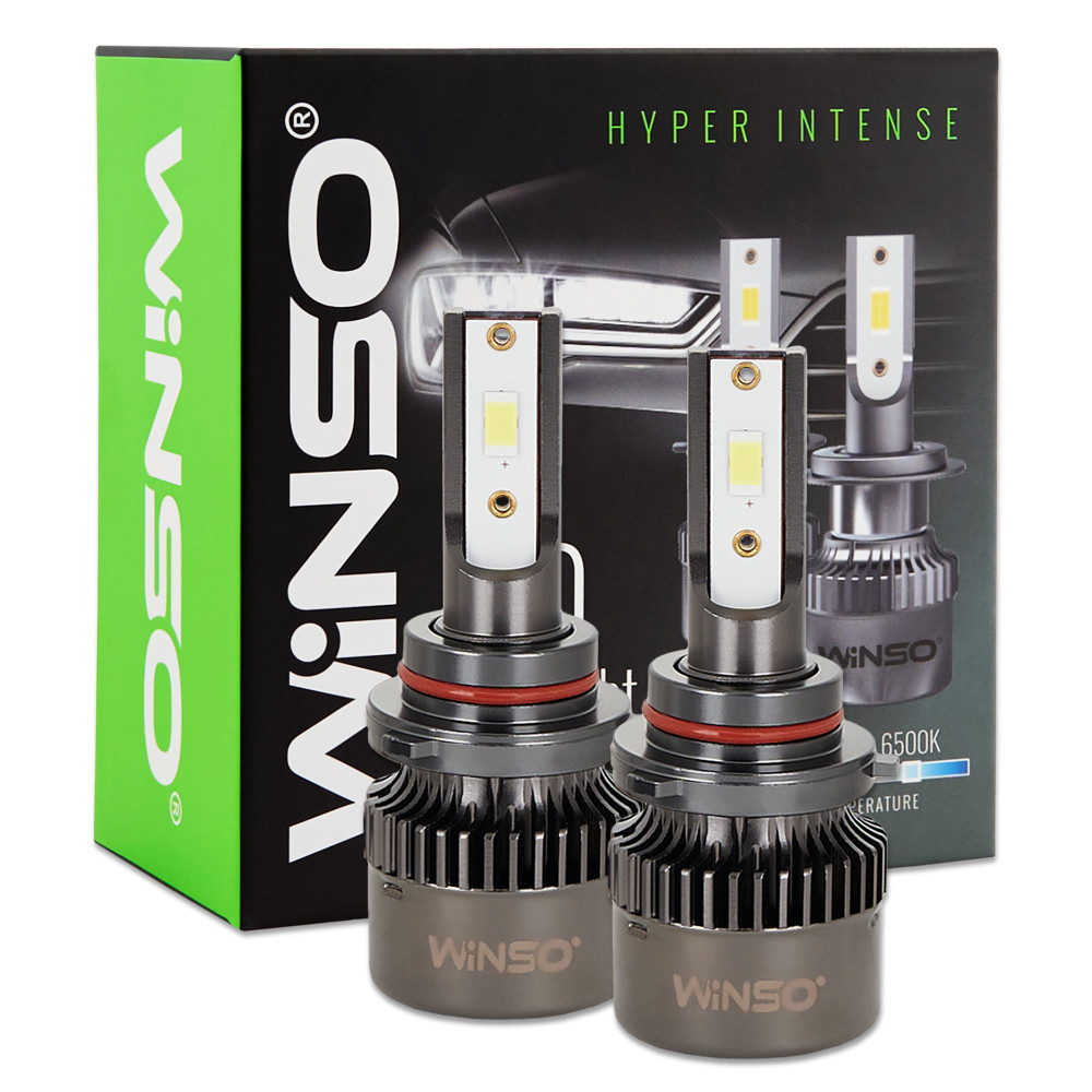 Автолампа Winso LED HВ4(9006) 12/24V 50Вт 5000Лм 6500K CSP3570 2шт Львів - фото 1