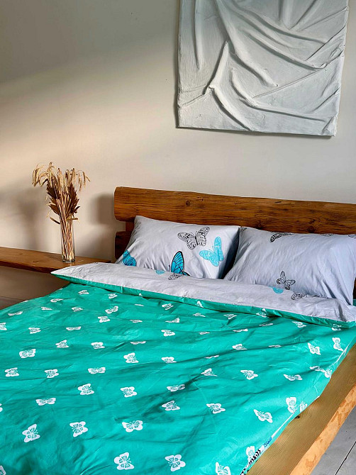 Комплект постільної білизни Ideal Textile бязь з принтом полуторний (56860952) Чернівці - фото 3