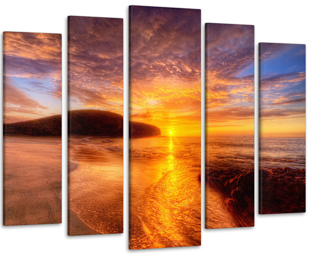 Модульна картина Захід Океан Art-2_5 Київ - фото 1