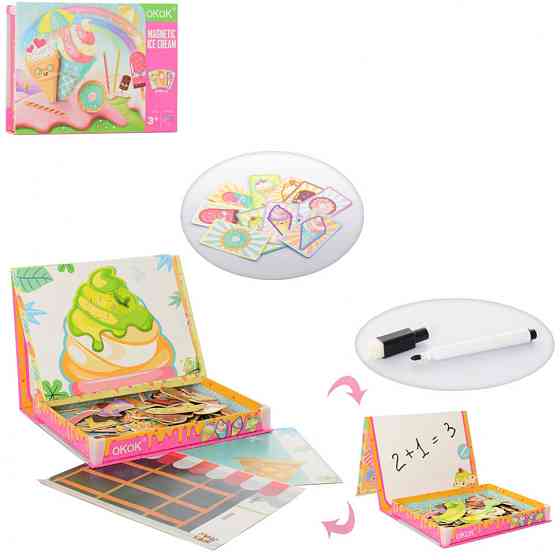 Деревянная игрушка Пазлы MD 2815 магнитные Сладости Винница