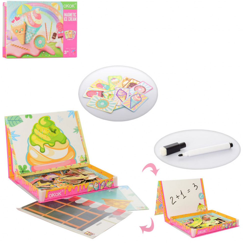 Деревянная игрушка Пазлы MD 2815 магнитные Сладости Винница - изображение 1