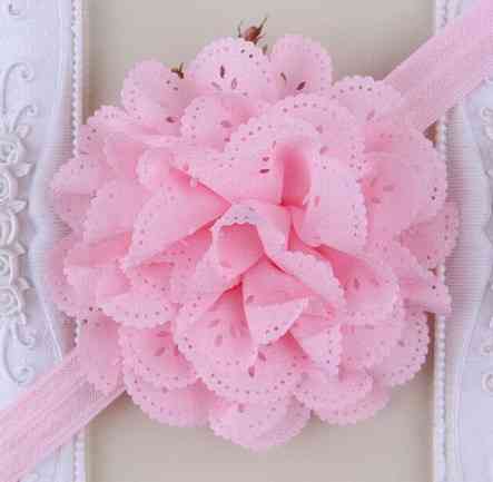 Детская повязка на голову для новороженных one size розовый Киев