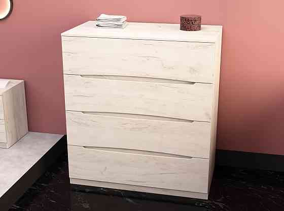 Комод Дельта №1, Дуб Крафт Білий, 1090/610/1200 Львів