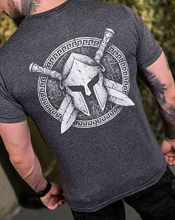 Бавовняна футболка Spartan grey ПП7691 Київ