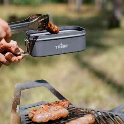 Миска туристическая Tribe Lunch Box Alu T-FG-0016-grey, , шт (T-FG-0016-grey) Винница