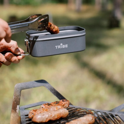 Миска туристична Tribe Lunch Box Alu T-FG-0016-grey, , шт (T-FG-0016-grey) Вінниця - фото 3