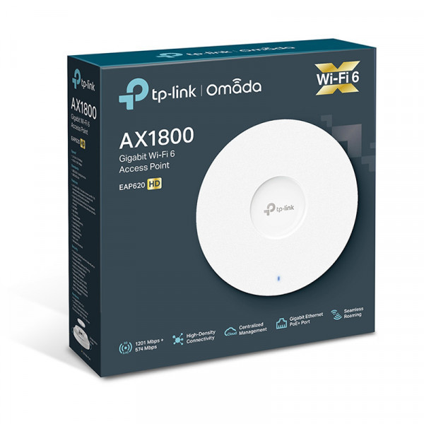 Точка доступу TP-Link EAP620 HD AX1800 1x2 GE LAN PoE MU-MIMO стельова (EAP620-HD) Киев - изображение 6
