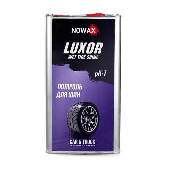 Поліроль для шин Nowax Luxor Wet Tire Shine 5л Львів