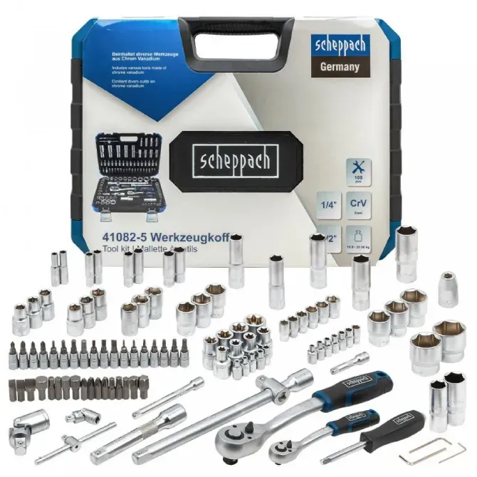 Инструментарий Scheppach Sch-41082-5 108 шт. Киев - изображение 12