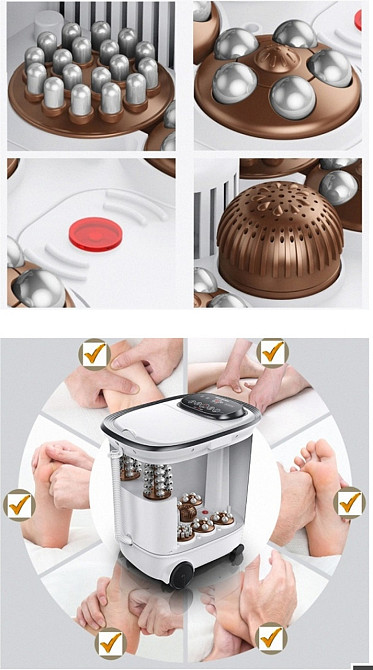 Массажер для ног с подогревом Benbo ZY-968 гидромассажная ванночка Винница - изображение 7