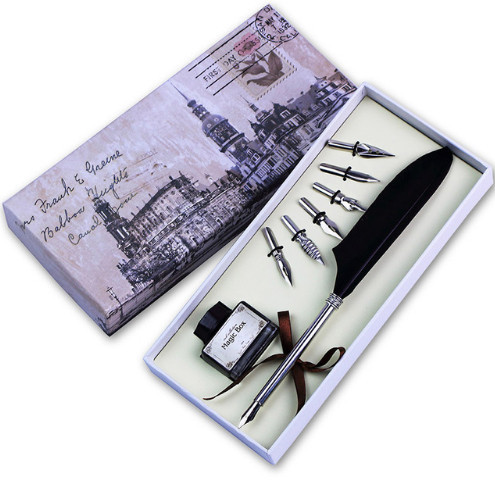 Ручка перова Перо подарунковий набір Київ - фото 1