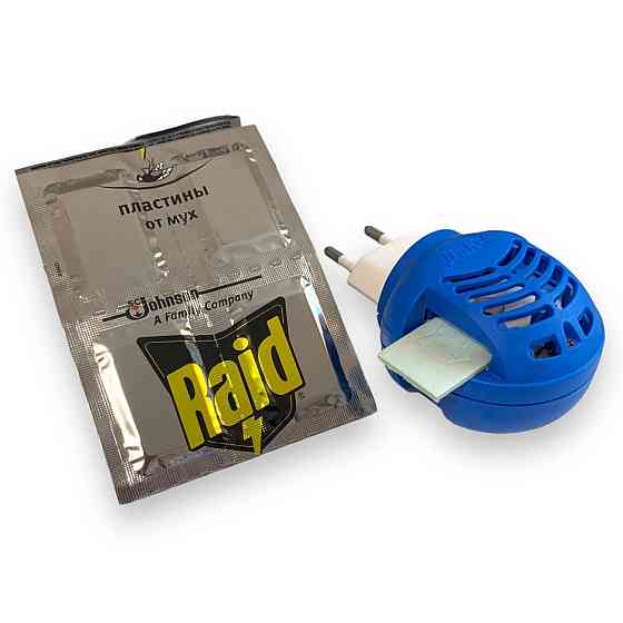 Пластина Raid від мух (10 шт) - потужний засіб від комах з тривалою дією до 8 годин у приміщенні Харків