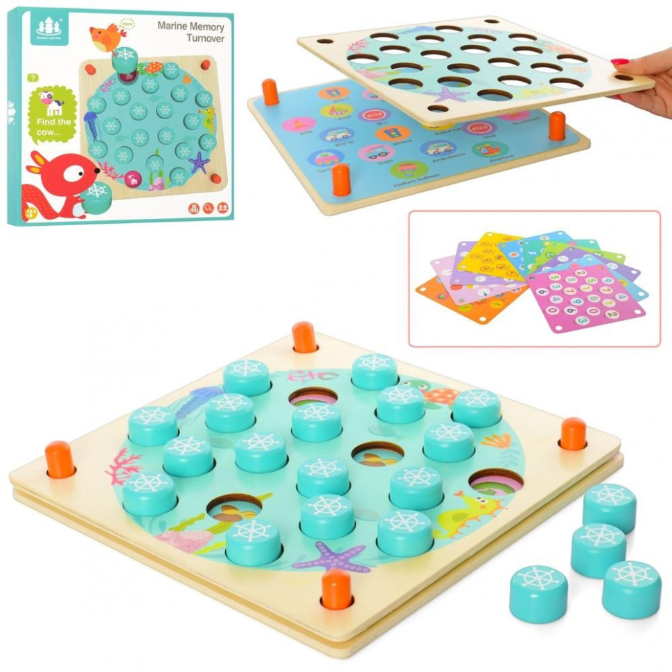 Детская развивающая деревянная игрушка MD 2785 карточки 10 шт Винница - изображение 5