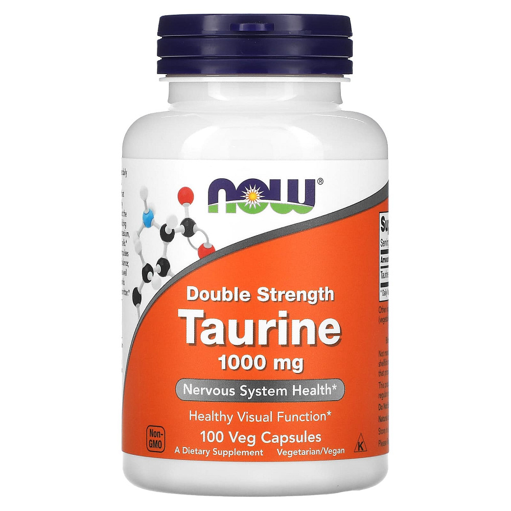 Таурин подвійної сили (Double Strength Taurine) 1000 мг 100 капсул Київ - фото 1