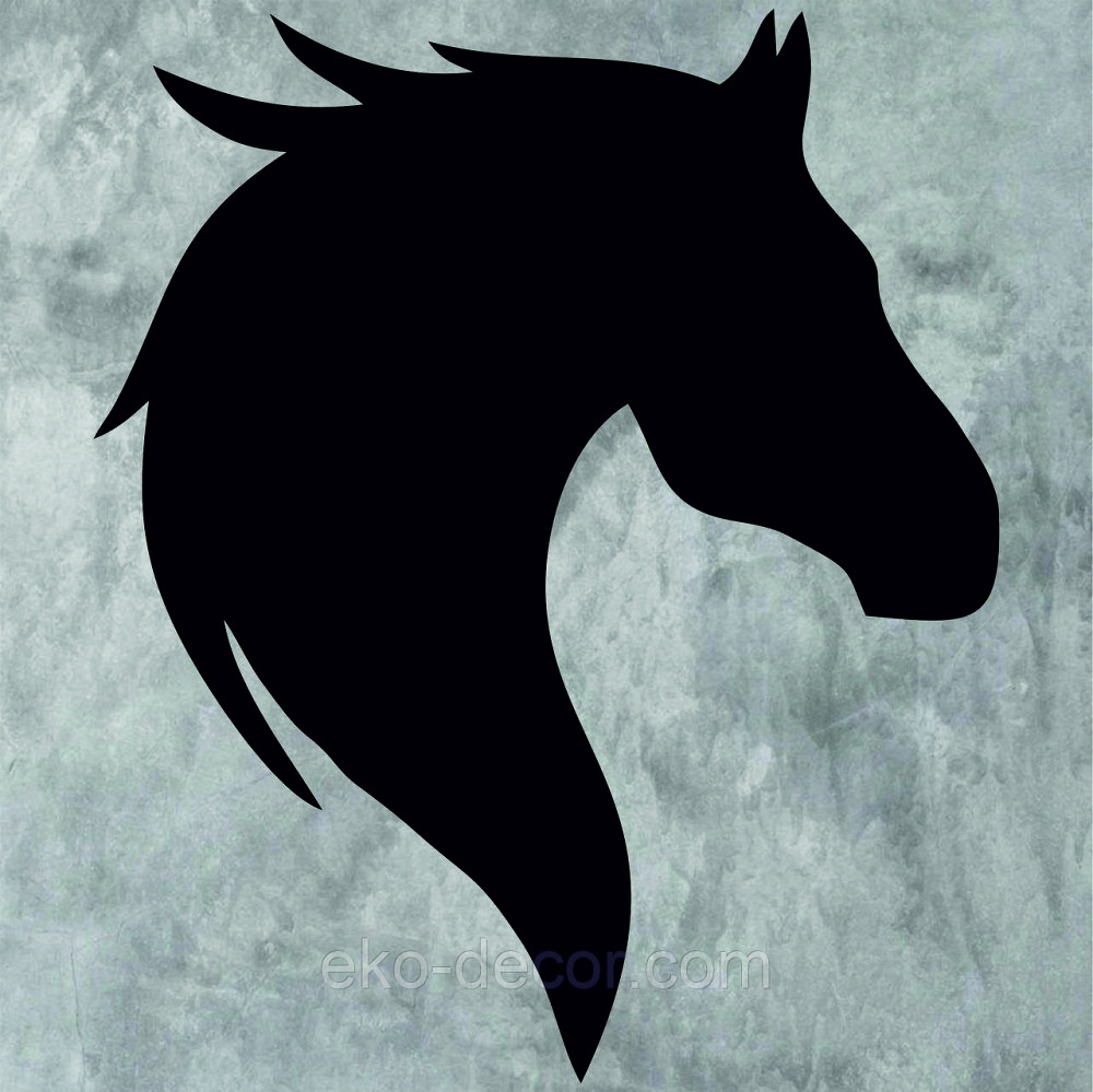 Декоративное настенное Панно «Лошадь», Декор на стену 70*58 см, Черный Киев - изображение 5