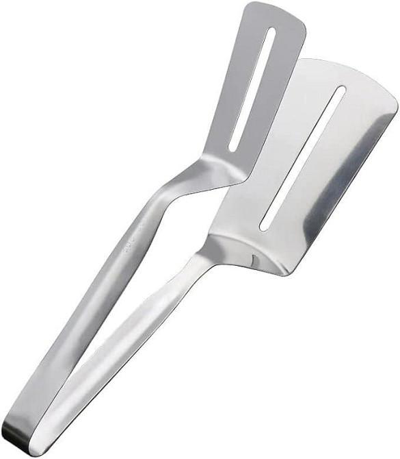 Кухонные щипцы из нержавеющей стали 26 см для гриля, барбекю, мяса, овощей, рыбы и хлеба Киев - изображение 7