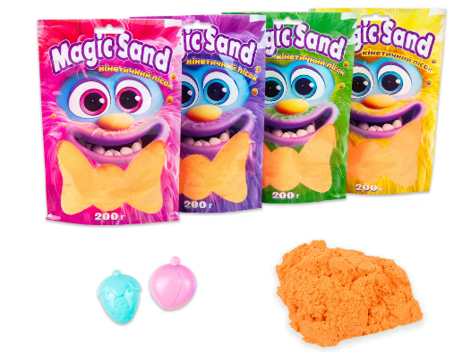 Magic sand в пакеті 39401-7 помаранчевий, 0,200 кг, шт Київ