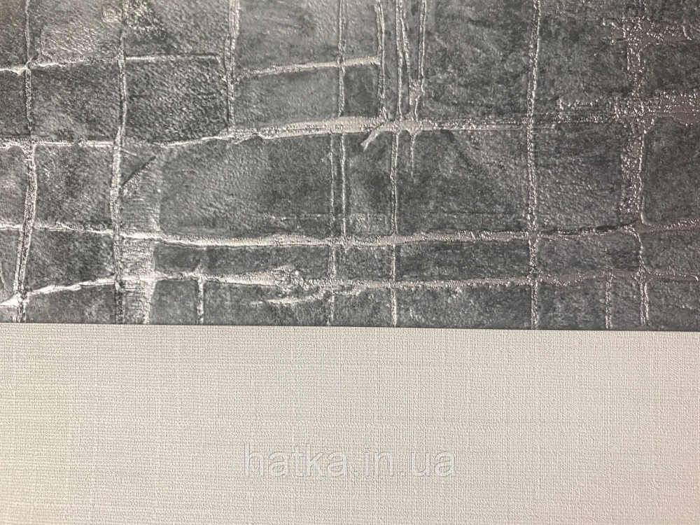 Шпалери Marburg Tango 58810 лофт 3д під штукатурку чорні сірі з сріблом 10х0,70 Київ - фото 2