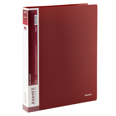 Папка на кільцях Axent А4 з 4-ма кільцями 700 мкм 35 мм Бордова (1208-04-A) Вінниця - фото 1
