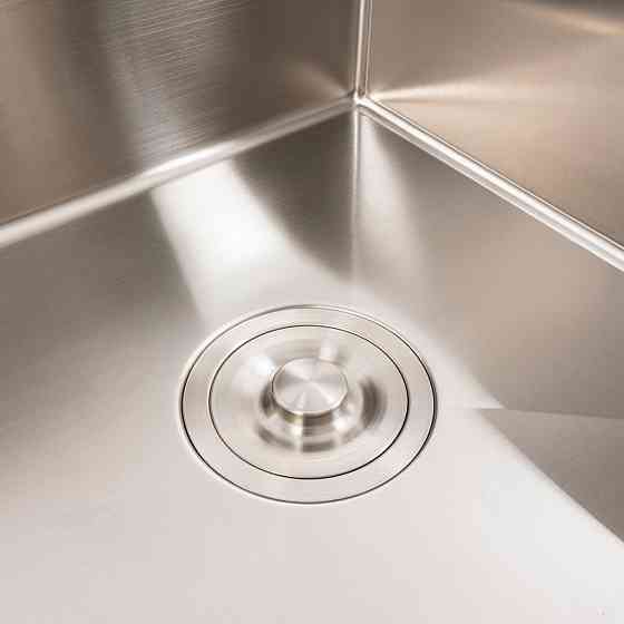 Кухонна мийка CM 65*50 R нержавійка VALESO Handmade (круглий сифон 3.0/0.8) Коломыя